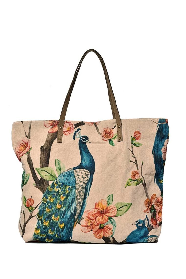 Peacock Pattern Tote