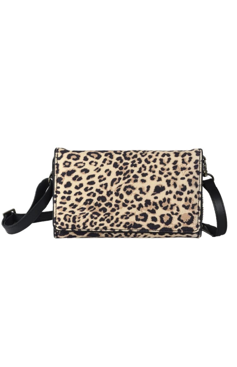 Leopard Clutch With Sling